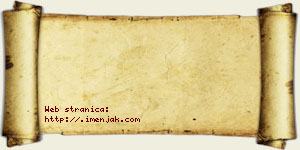 Isidora Nedeljković vizit kartica